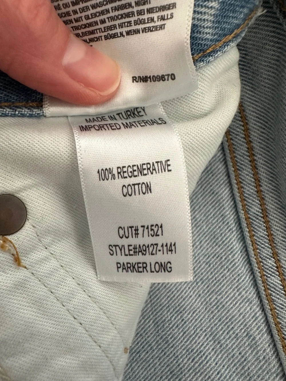 AGOLDE Parker Long Short